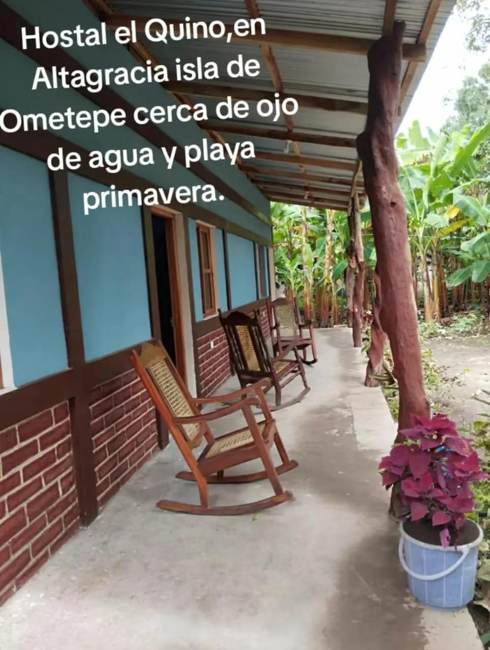 Hostel El Quino Ometepe Altagracia Exterior foto